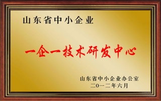 山東省一企一技術(shù)研發(fā)中心證明